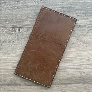 🤎 Roots-  Tribe Leather- Large Wallet